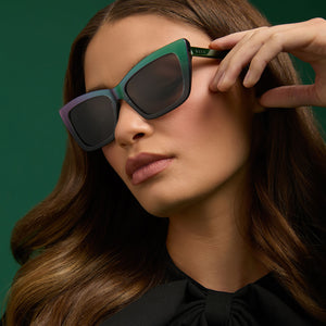 Wicked Elphaba Sunglasses |Green to Black Gradient & Grey  display picture 1