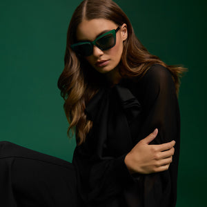 Wicked Elphaba Sunglasses |Green to Black Gradient & Grey  display picture 1