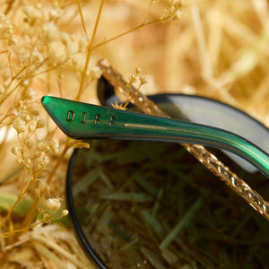DIFF Wicked Elphaba Wire Frame Shades DIFF EYEWEAR x Wicked Elphaba Wire Frame Sunglasses - BLACK  main image 3