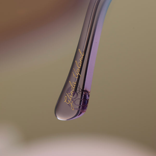 glinda upland butterfly - iridescent pastel blue + lavender + opalescent gradient pink sunglasses 6