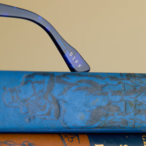 Wicked Elphaba Sunglasses | Blue Tort & Brown Gradient | DIFF Eyewear