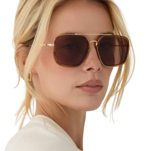 Jordan Navigator Sunglasses | Tortoise & Brown | DIFF Eyewear