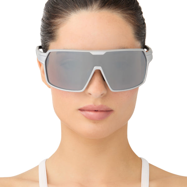 charge - matte silver + silver mirror + polarized sunglasses 5
