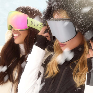 Frost Goggles | Houndstooth & Lilac Mirror | DIFF Sport – DIFF Eyewear