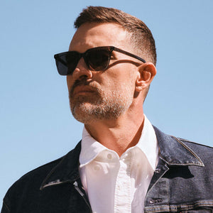 Billie Square Sunglasses | Brown & Grey Polarized Lenses | DIFF