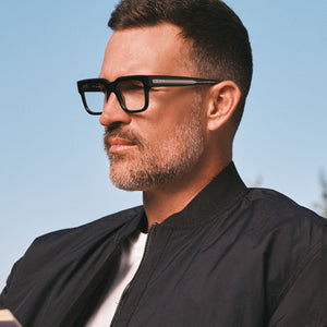 CASH - BLACK + PRESCRIPTION GLASSES