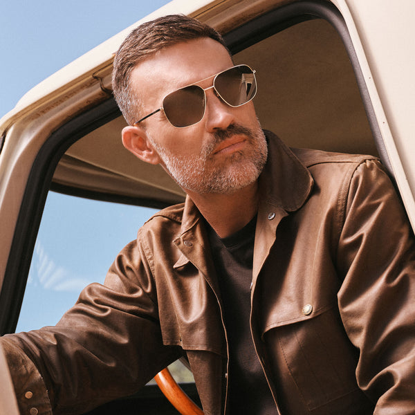 jonas - gold + g15 polarized sunglasses 1
