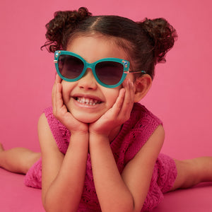 Disney Princess Jasmine Sunglasses | Teal & Grey Gradient  display picture 2