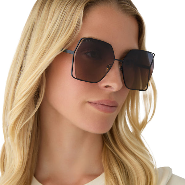 donna iv - black + twilight gradient + polarized sunglasses 7