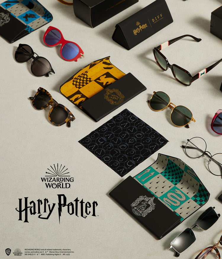 DIFF x Harry Potter collaboration Harry Potter The Chosen One Polarized sunglasses with custom triangle case