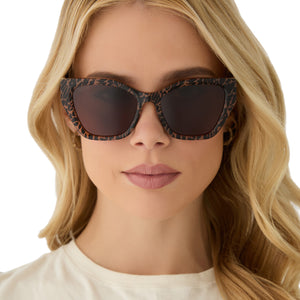 EVIE - ANIMAL + BROWN SUNGLASSES