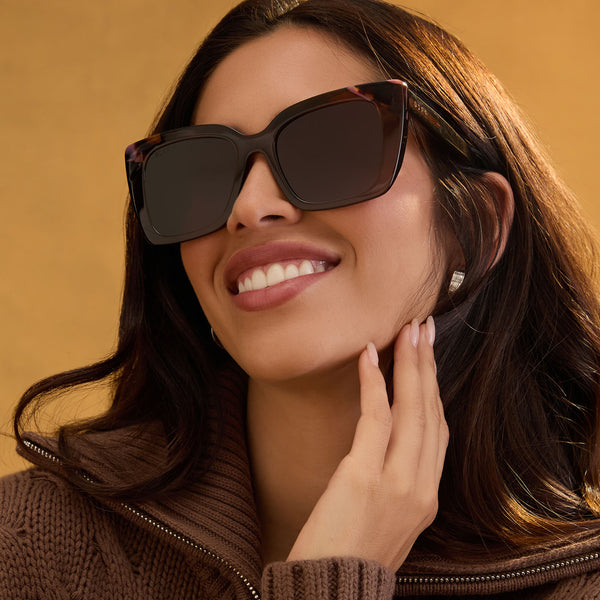 lizzy - whiskey + torino tortoise + brown sunglasses 6