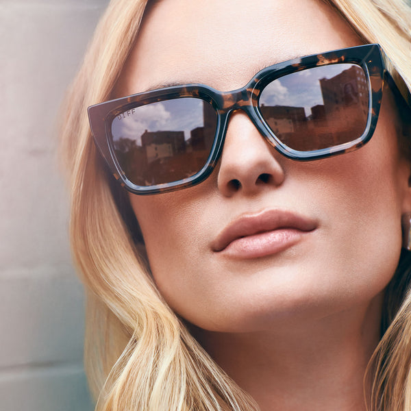amara - espresso tortoise + brown gradient + polarized sunglasses 1