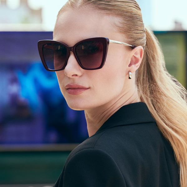 becky ii - dark cherry lacquer + dark cherry gradient + polarized sunglasses 1