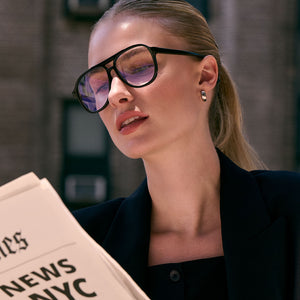 TATUM - BLACK + PRESCRIPTION GLASSES