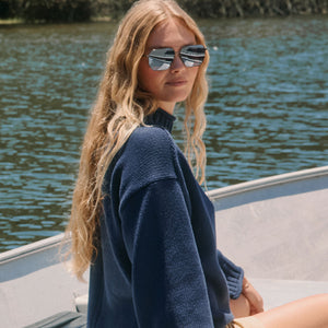 Berkely Navigator Sunglasses | Gunmetal & Slate Flash | DIFF Eyewear