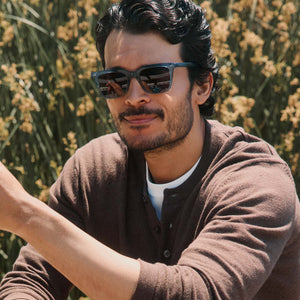 Billie Square Sunglasses | Night Sky & Grey Polarized | Diff Eyewear