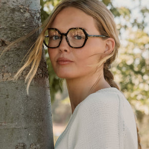 Dixie Square Glasses | Espresso Tortoise | Diff Eyewear