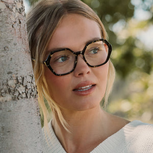 Dixie Square Glasses | Espresso Tortoise | Diff Eyewear