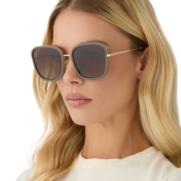 genevive - london stone + truffle gradient + polarized sunglasses 1