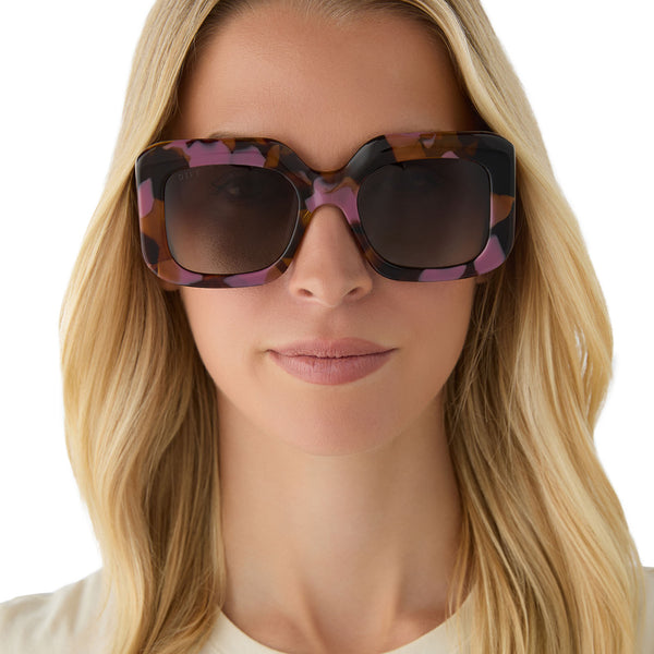 giada - torino tortoise + brown gradient + polarized sunglasses 5