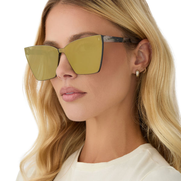 goldie - kombu + moss mirror sunglasses 6