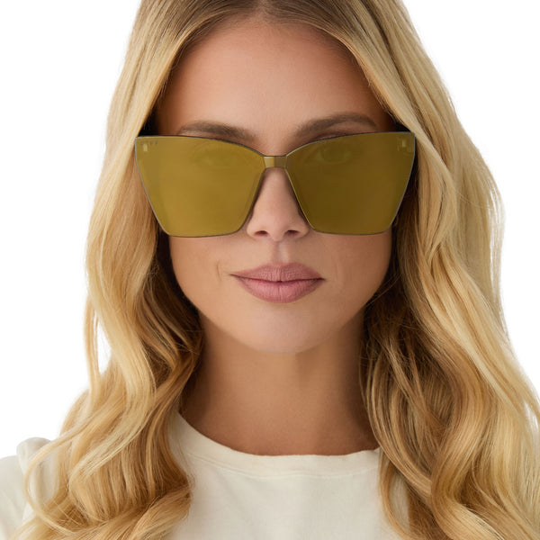 goldie - kombu + moss mirror sunglasses 7