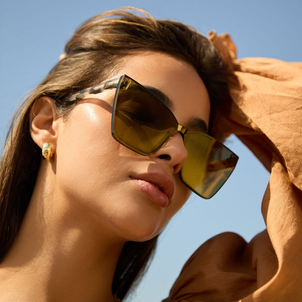 goldie - kombu + moss mirror sunglasses 5