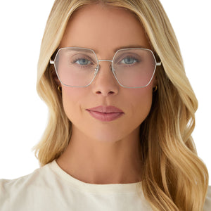 HARLOWE - SILVER + GLASSES