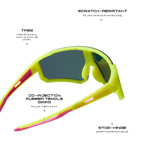 heat - matte black + green mirror + polarized sunglasses 2