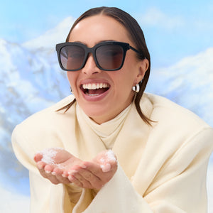 BELLA - BLACK + TWILIGHT GRADIENT + POLARIZED SUNGLASSES