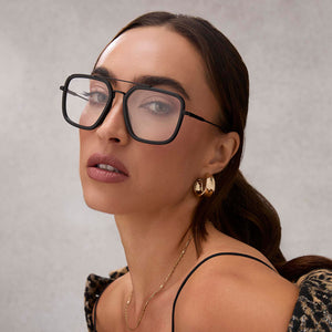 JORDAN - MATTE BLACK + BLACK TEMPLE TIPS + PRESCRIPTION GLASSES