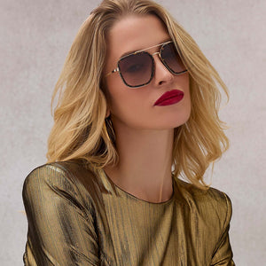 Jordan Navigator Glasses | Gold | DIFF Eyewear
