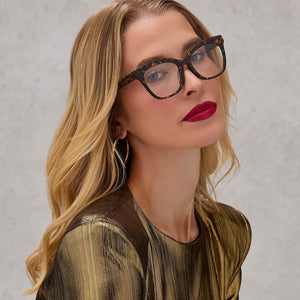 WINSTON - GLITTER TORTOISE + PRESCRIPTION GLASSES