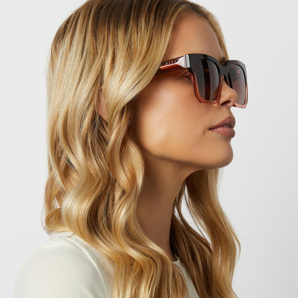 bella ii - taupe ombre crystal + brown gradient + polarized sunglasses 5