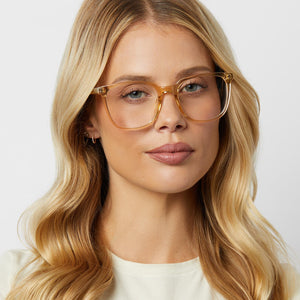 PARKER - HONEY CRYSTAL + CLEAR GLASSES