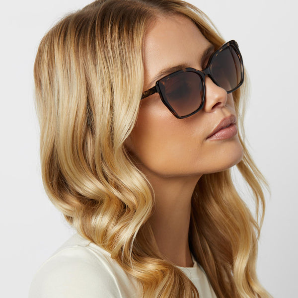 vera - espresso tortoise + brown gradient + polarized sunglasses 6