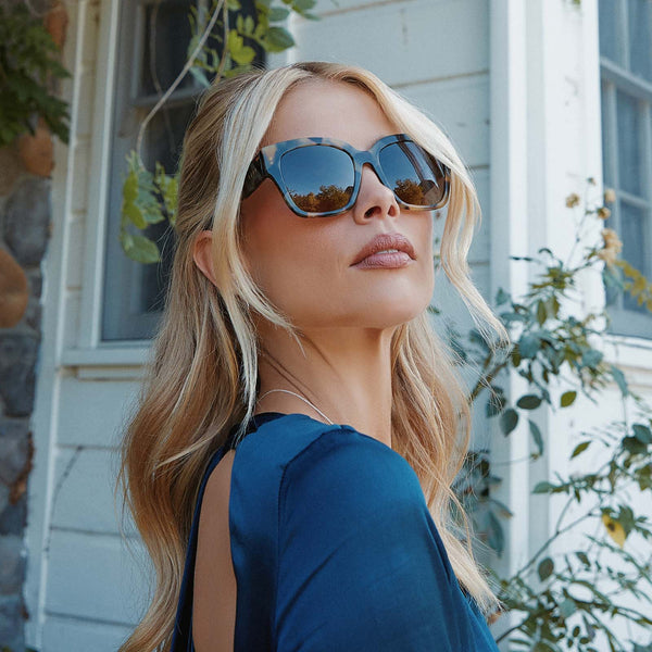 bella ii - brown kombu + brown gradient + polarized sunglasses 6