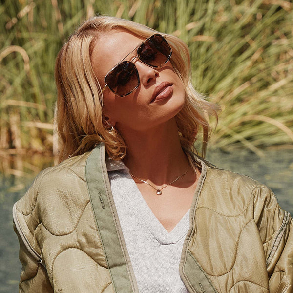 jordan - espresso tortoise + brown gradient + polarized sunglasses 1
