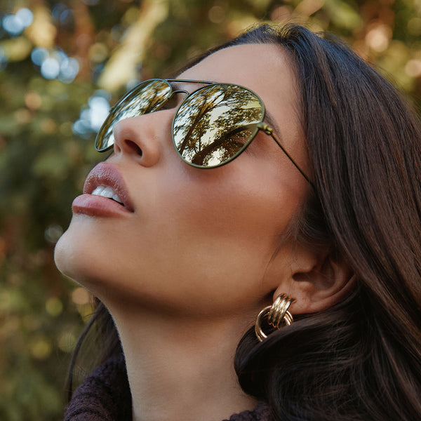cruz - moss metal + moss mirror sunglasses 6
