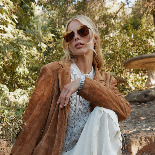 iris - copper metal + brown gold flash + polarized sunglasses 6