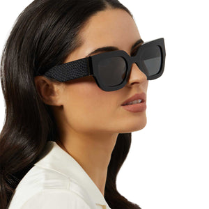 DIFF Iconica Maren Black Sunglasses-Polarized People — DAVID SALPETER PHOTOGRAPHY main image 2