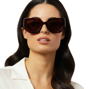 Maren Square Sunglasses | Salted Caramel Tortoise & Brown  display picture 1