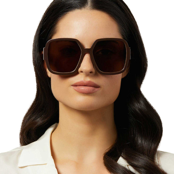 tina ii - truffle + truffle + polarized sunglasses 1