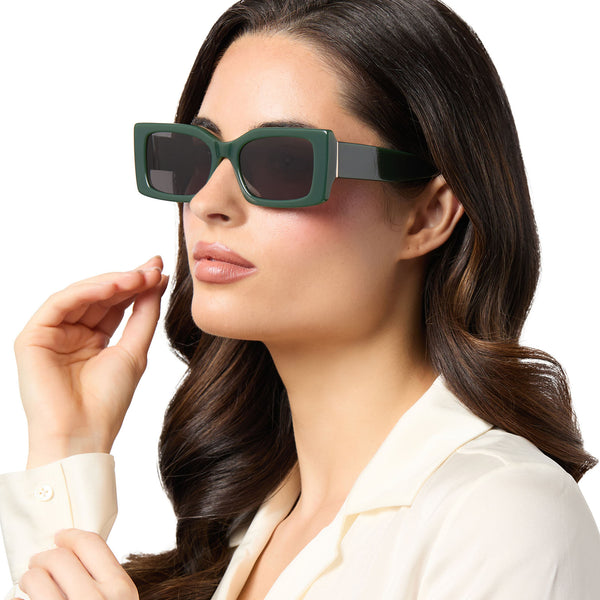 alessandra - alpine + grey + polarized sunglasses 7