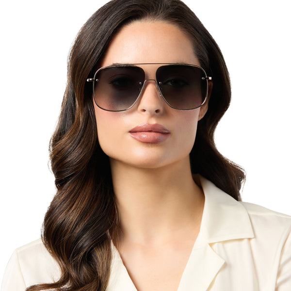 cynthia - gold w rich tortoise temple tips + g15 gradient + polarized sunglasses 1