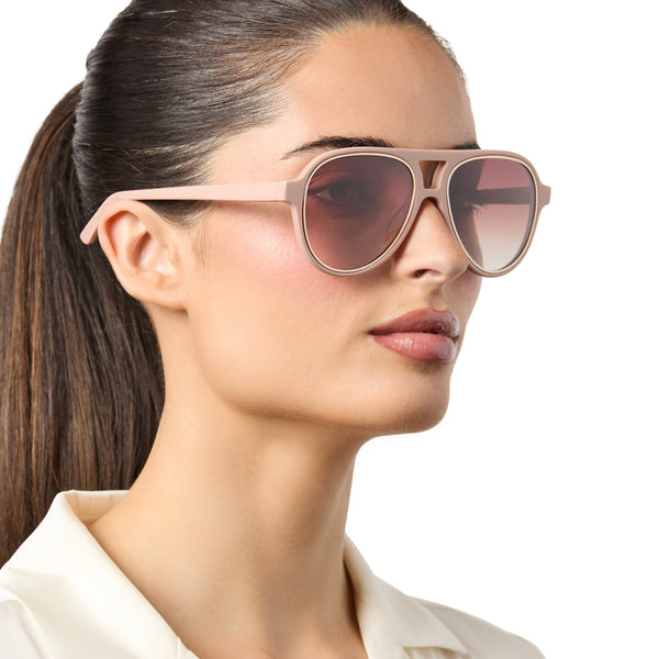 pia - nude + brown gradient + polarized sunglasses 5