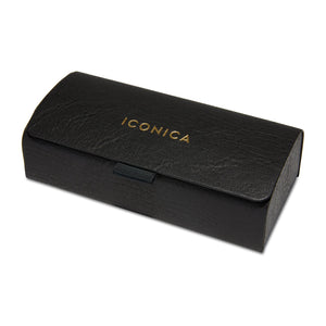 Iconica Navigator Sunglasses | Gold With Rich Tortoise Temple Tips