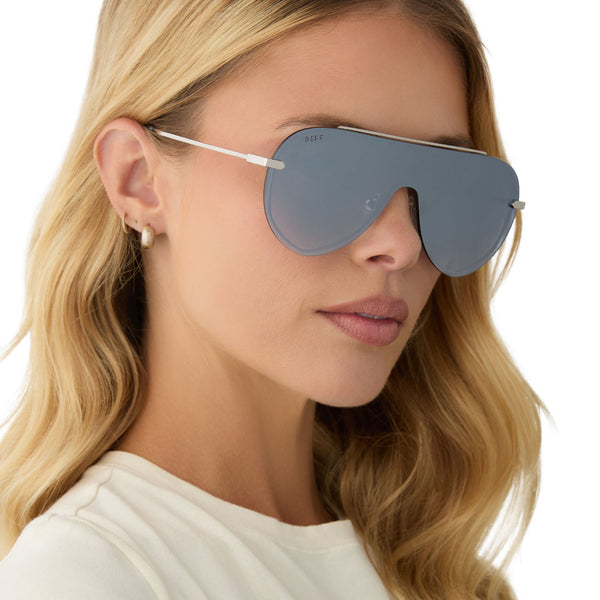 imani - silver + grey gradient with silver flash sunglasses 7