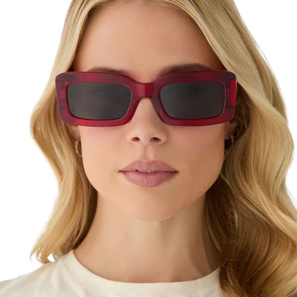 indy - red hot summer + grey + polarized sunglasses 6